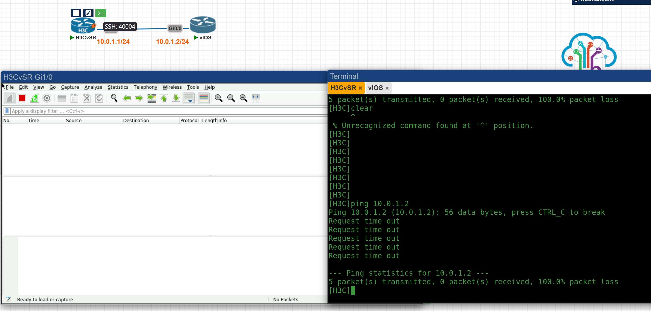 PNetlab SSH连接bugPNETLab模拟器-pnet模拟器-仿真模拟器-pnet-pnetlabPNETLAB模拟器