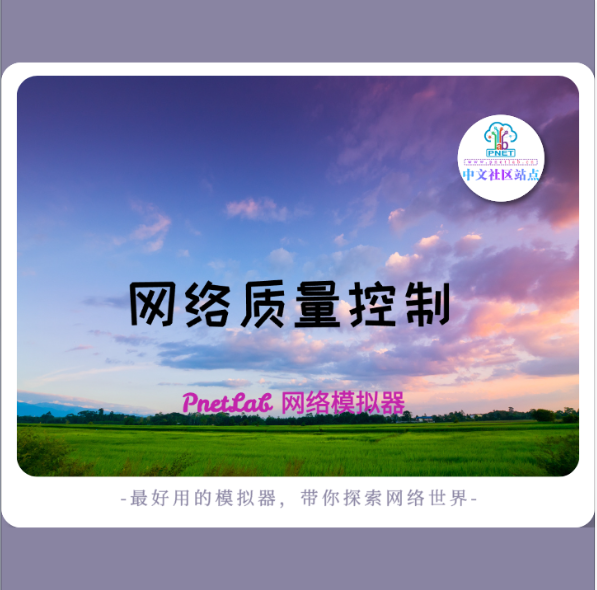 PnetLab模拟器网络设备节点之间的网络质量控制